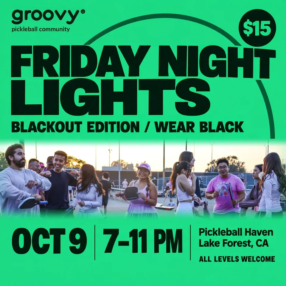 Friday Night Lights flyer for Fri, Oct 9